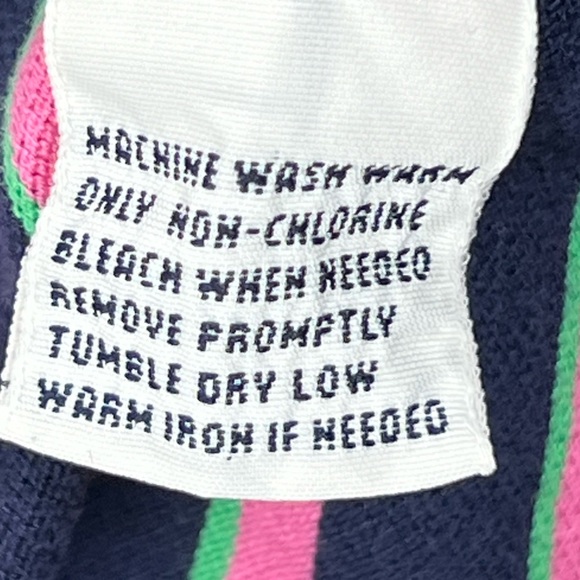 POLO GOLF Ralph Lauren Men’s Navy/Pink/Green‎ Striped Short Sleeve Polo Shirt XL - Picture 6 of 7